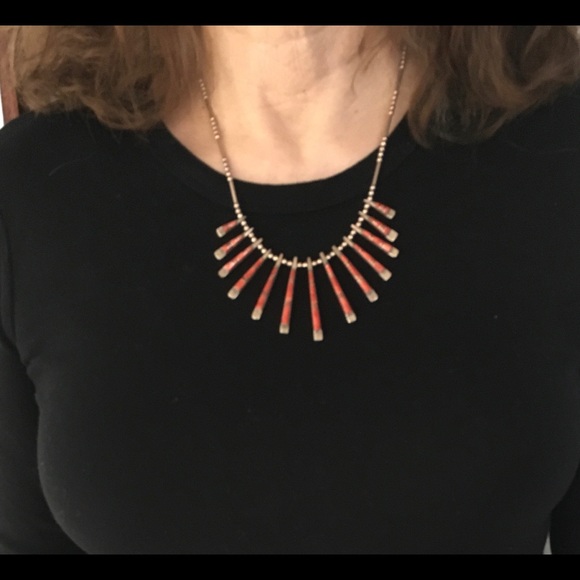 Vintage Native American Spiny Oyster Necklace Reversible - Picture 9 of 10